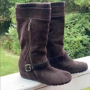 Kenneth Cole Lift Up Boots-Brown-8